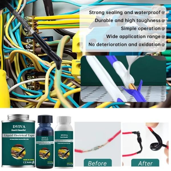 Liquid electrical tape waterproof high temperature insulation sealant